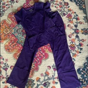 super cute royal purple scrubs
